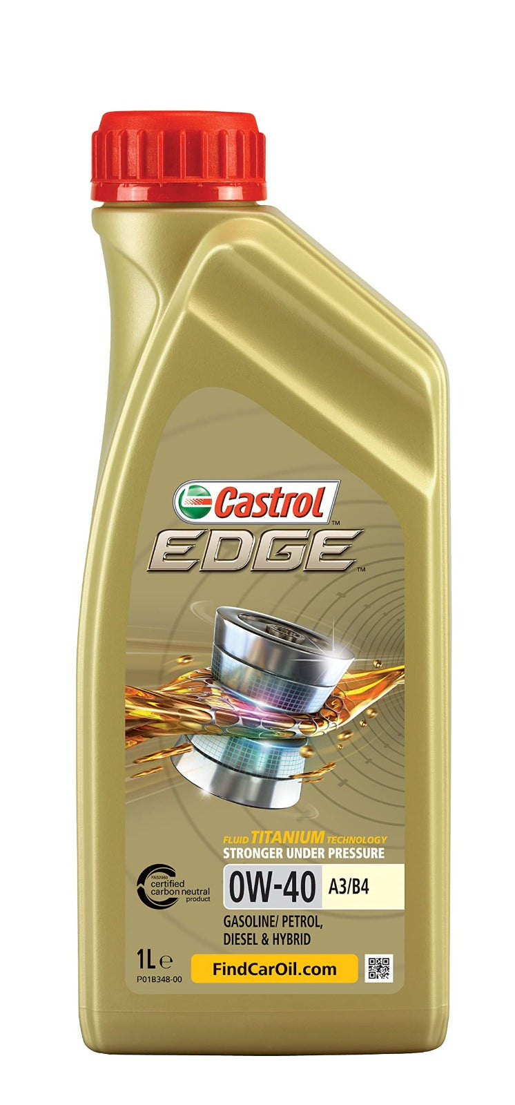463998 OLIO CASTROL 0W40 EDGE 5 LT