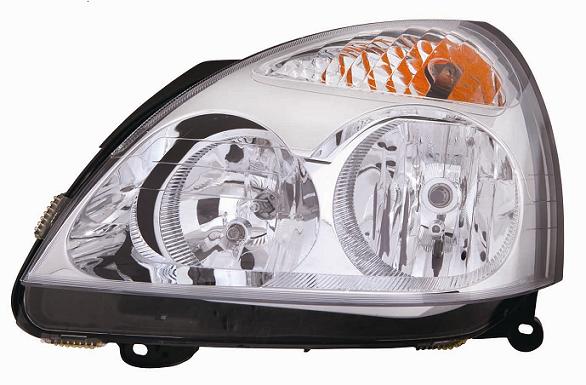 260605235R FARO SX Renault CLIO dal 2001_04-2005_09 PARABOLA CROMATA