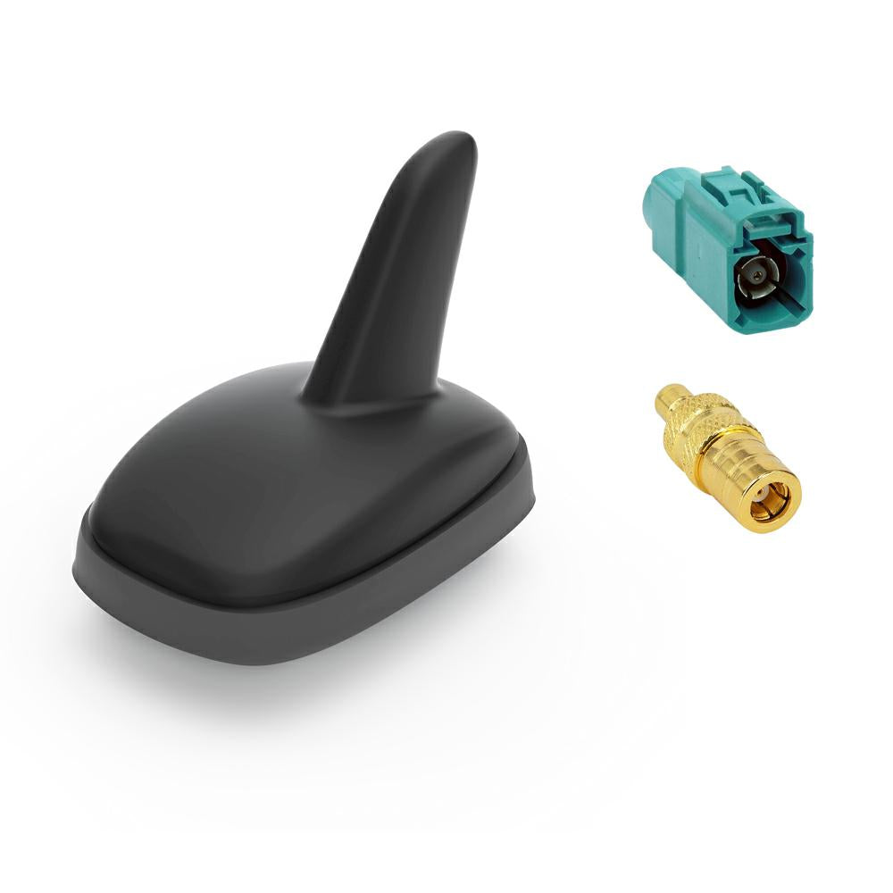 Antenna a tetto post. 70° asta in fibra 41cm AM-FM FAKRA/DAB SMB