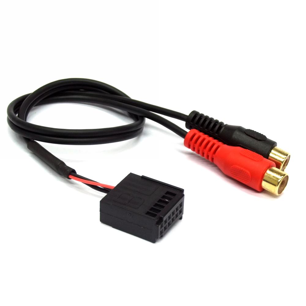 Cavetto AUX BMW/Mini 2005>2012 connettore Quadlock - RCA