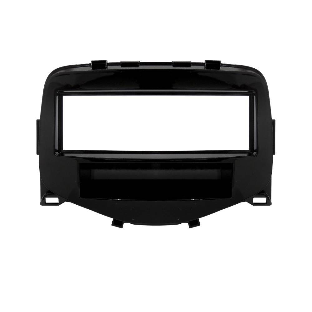 MASCHERINA MONTAGGIO AUTORADIO VOLKSWAGEN UP 1DIN NERO LUCIDO