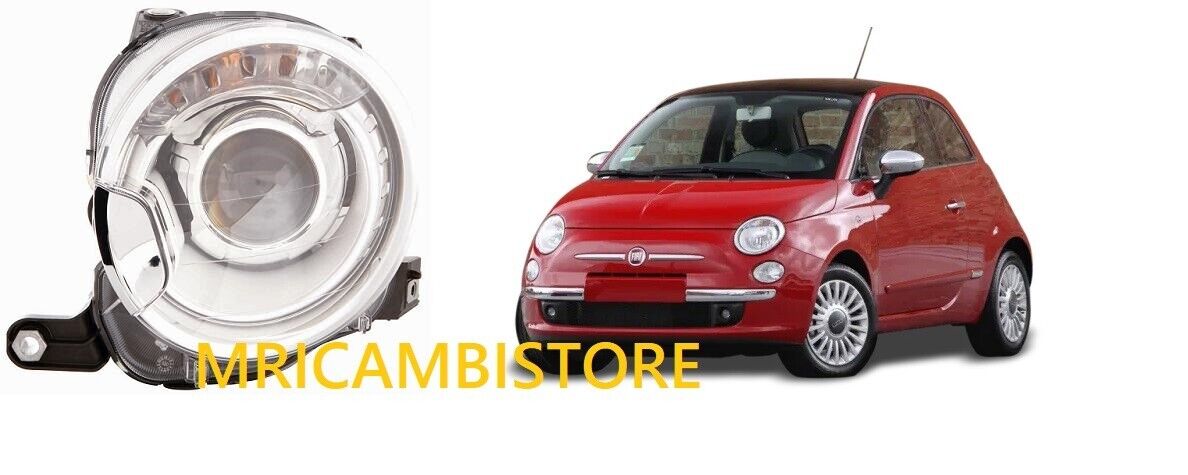 51844936 FARO SX Fiat 500 dal 2007_07-2015_05