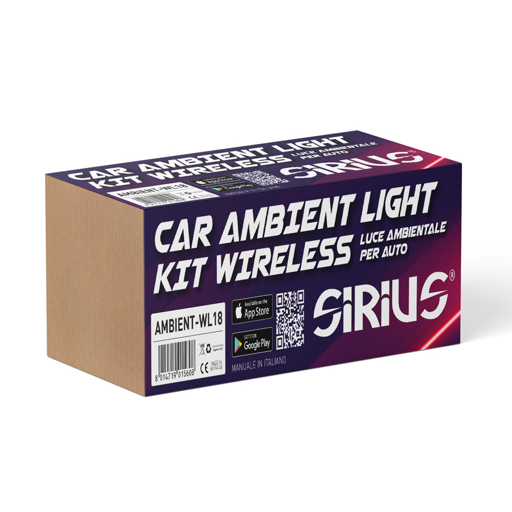 Atmosfera RGB fibra ottica 5vie + 6mt fibra + 4cortesia + 4porte