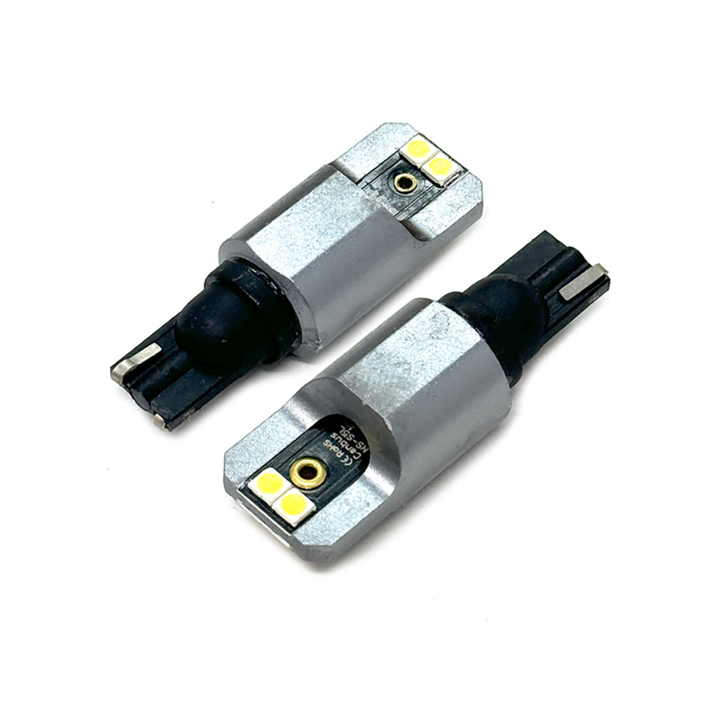 LAMPADE LED SERIE POWER W5W 12V con 6 chip 2835 color AMBRA