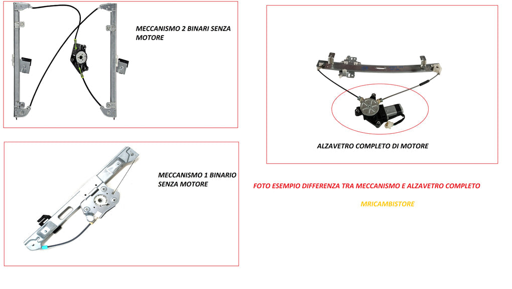 1322757080 1313851080 ALZAVETRO ELETTRICO ANT. DX Citroen JUMPER