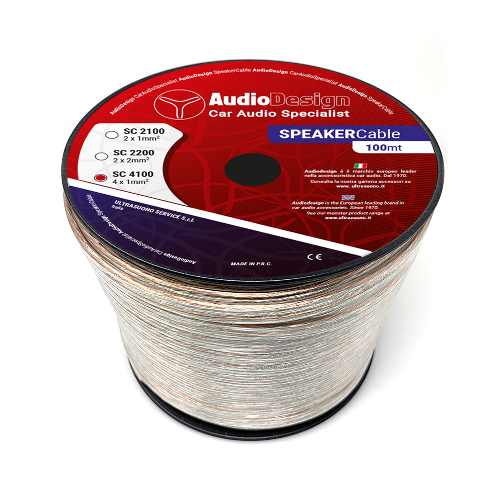 Cavo Altoparlante 2x2mmq -100mt