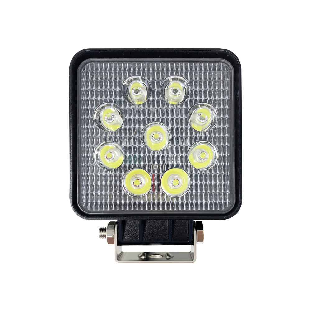 FARO DA LAVORO TONDO 110mm 9W 10-30V 600-Lumen 6000K
