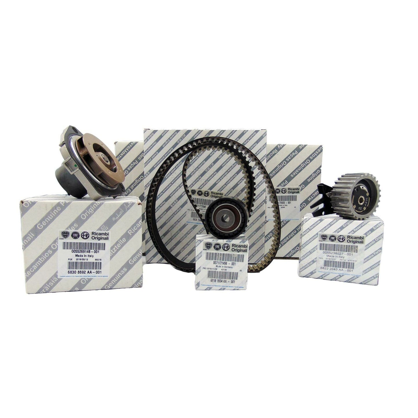 6000629055 KIT DISTRIBUZIONE + POMPA ACQUA ORIGINALE FCA