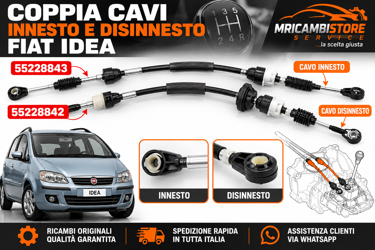 55228843 + 55228842 coppia cavi idea