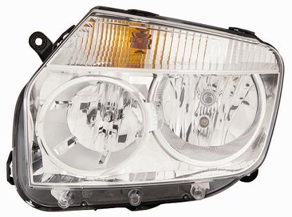 260600069R FARO  SX Dacia DUSTER dal 2010_05-2013_09 PARABOLA CROMATA