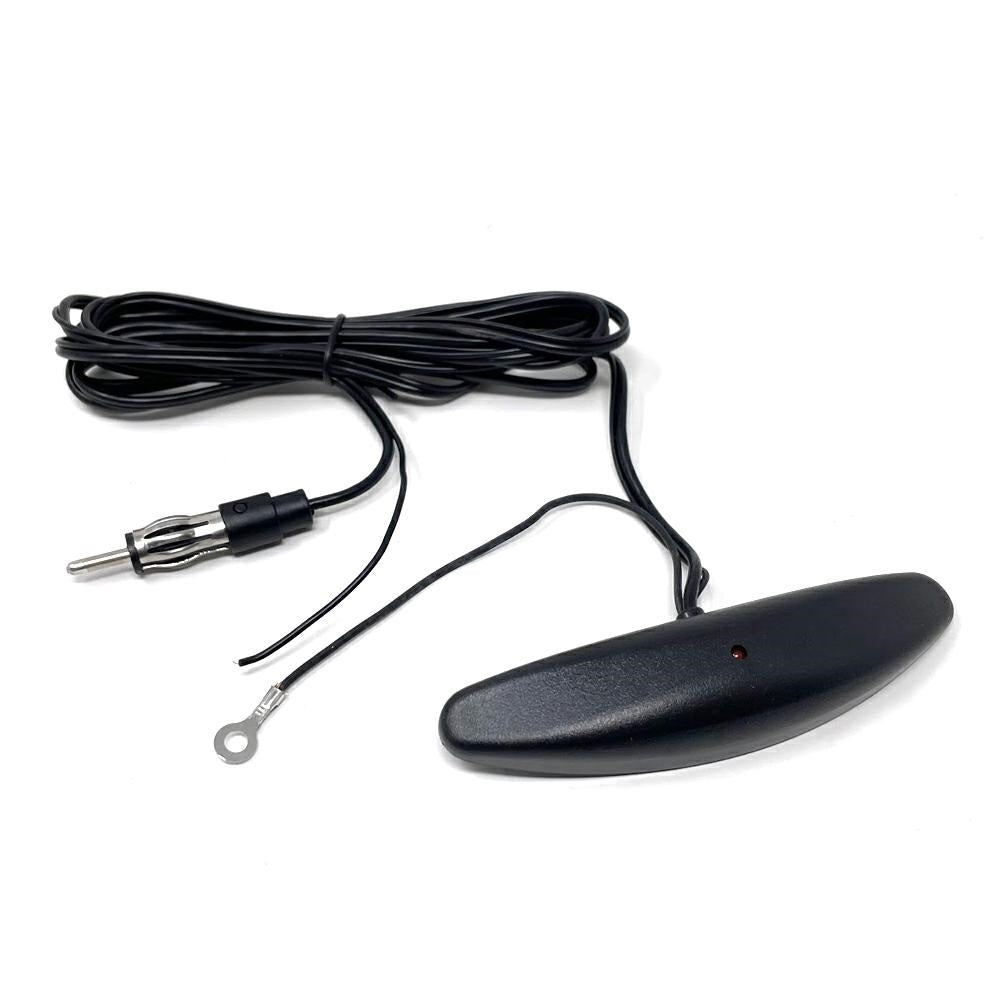 ANTENNA BAFFO AM/FM AMPLIFICATA CON LED 34 CM + CAVO 215 CM