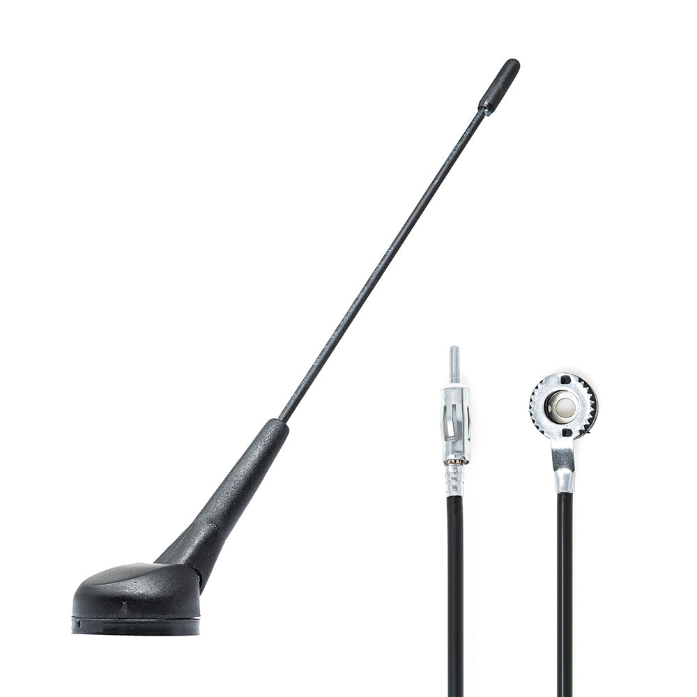 ANTENNA IN FIBRA ANTIVENTO FIAT PUNTO - DOBLO' 21 cm CON CAVO