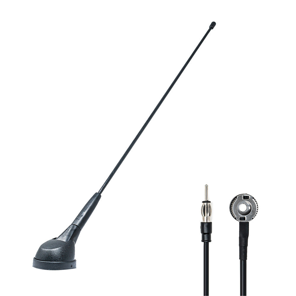 ANTENNA IN ACCIAIO FIAT-ALFA-LANCIA dal 01-> 24 cm CON CAVO