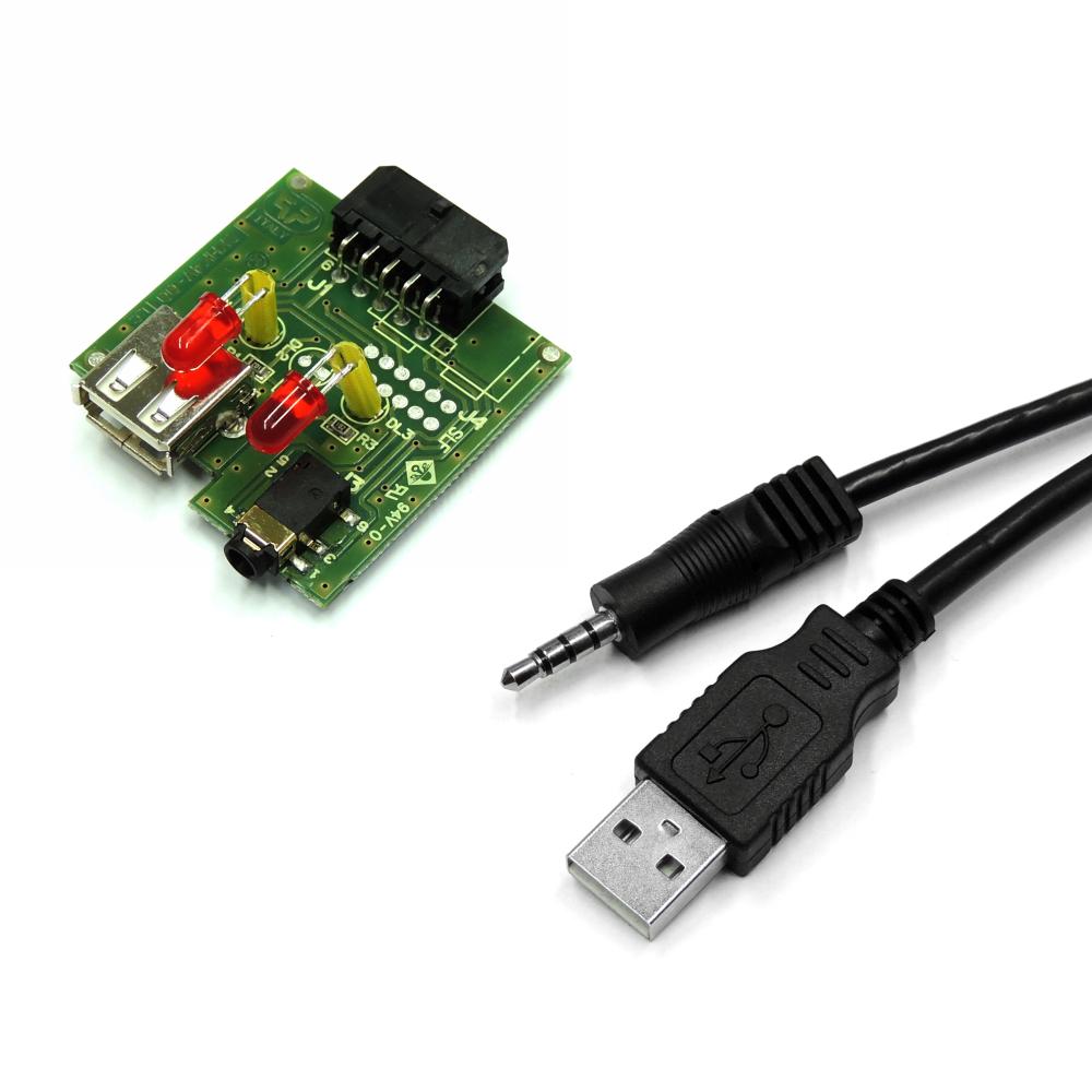 Ingresso AUX/USB PCB Hyundai 2007>2015 per radio Aftermarket