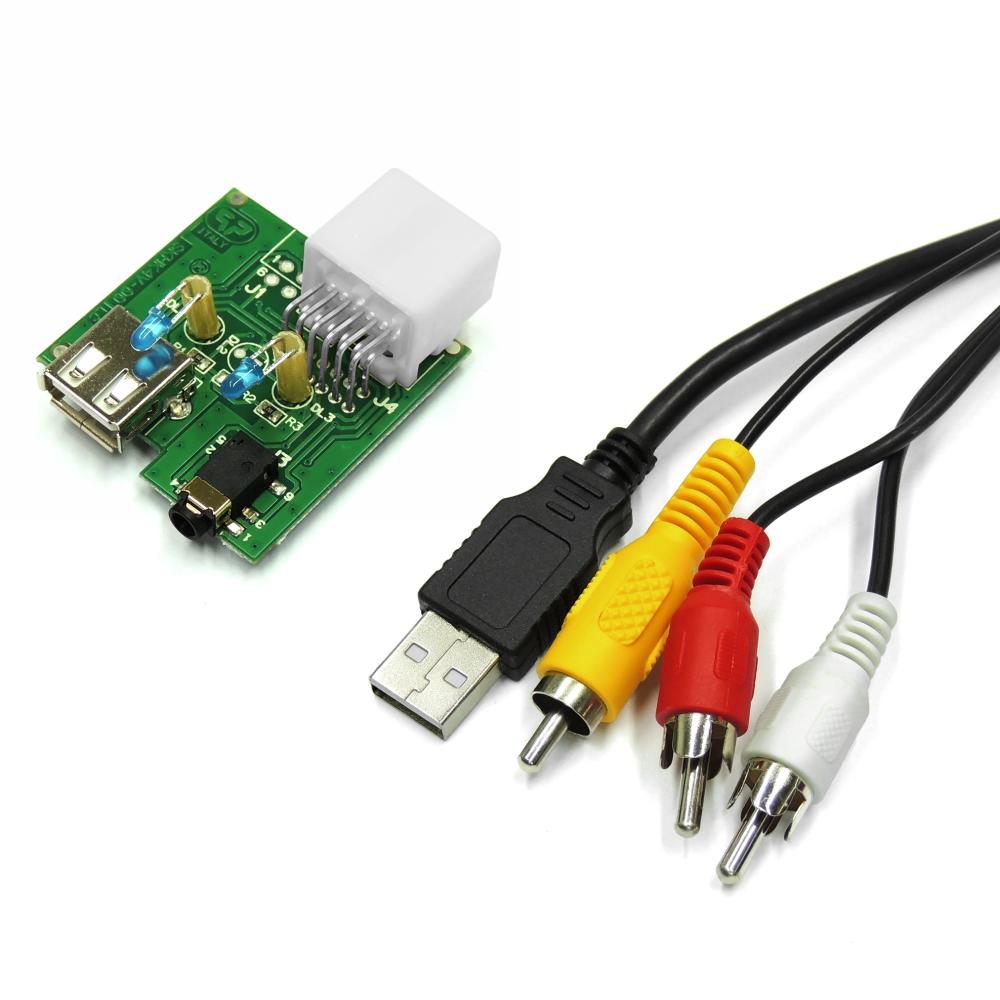 Ingresso AUX/USB PCB KIA 2010>2018 per radio Aftermarket