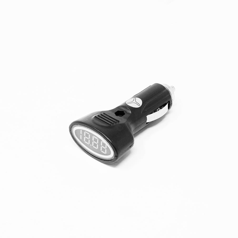 Distributore corrente con fusibiliera AGU - con Voltmetro e LED