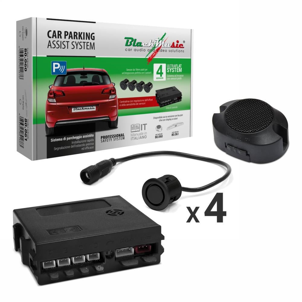 KIT SENSORI DI PARCHEGGIO OEM 4 SENSORI FLAT SYSTEM