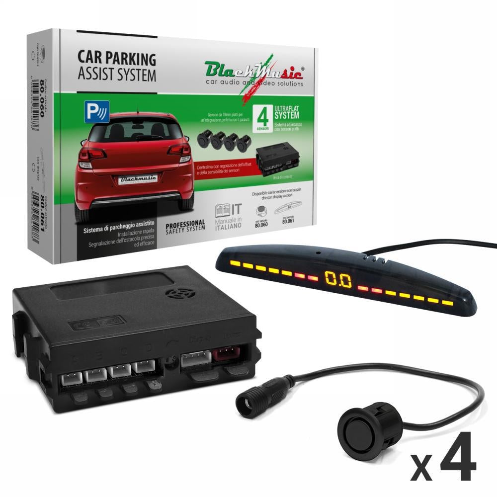 KIT SENSORI DI PARCHEGGIO CAPSULA 18 mm CON BUZZER