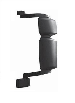 504150539 RETROVISORE  DX Iveco STRALIS dal 2002_02- CALOTTA NERA - BRACCIO 424MM