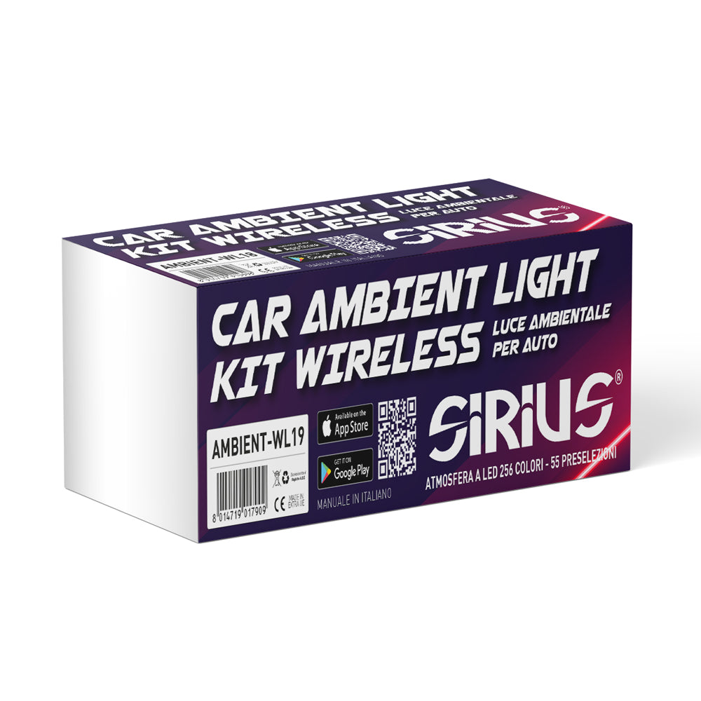 Atmosfera Wireless RGB con microled 18 vie - 64 colori