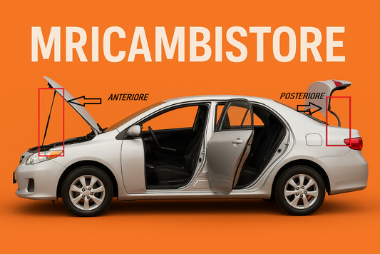 4B5827552F MOLLA A GAS  FORD FOCUS '07 CABRIO/ AUDI A4 SW '04>'08  POSTERIORE