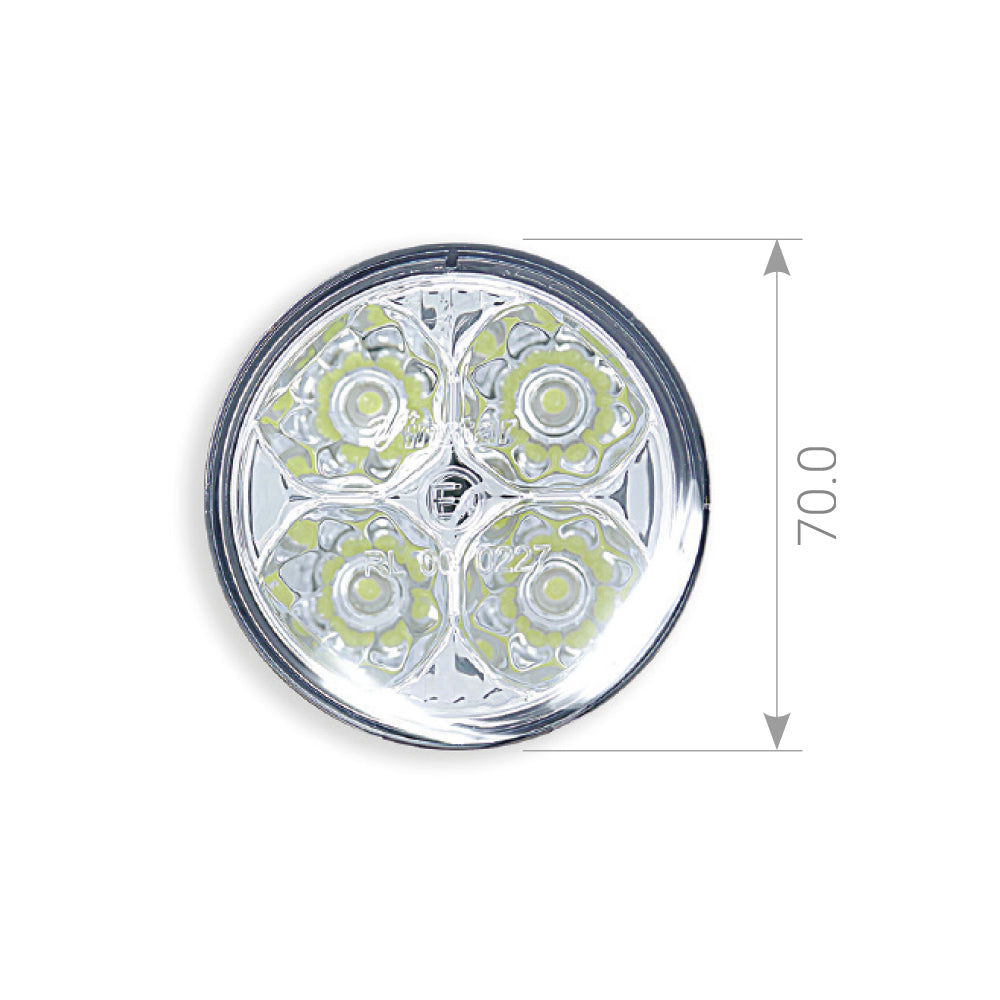 Luci diurne montaggio universale 12V - Slim style