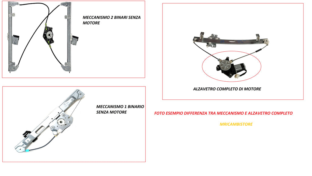 51723324  MECCANISMO POST. MANUALE SX Fiat GRANDE PUNTO