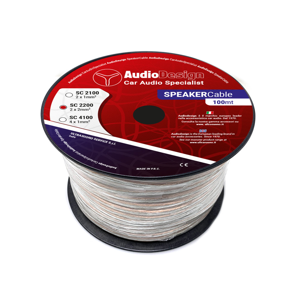 Cavo Altoparlante 2x1mmq -100mt