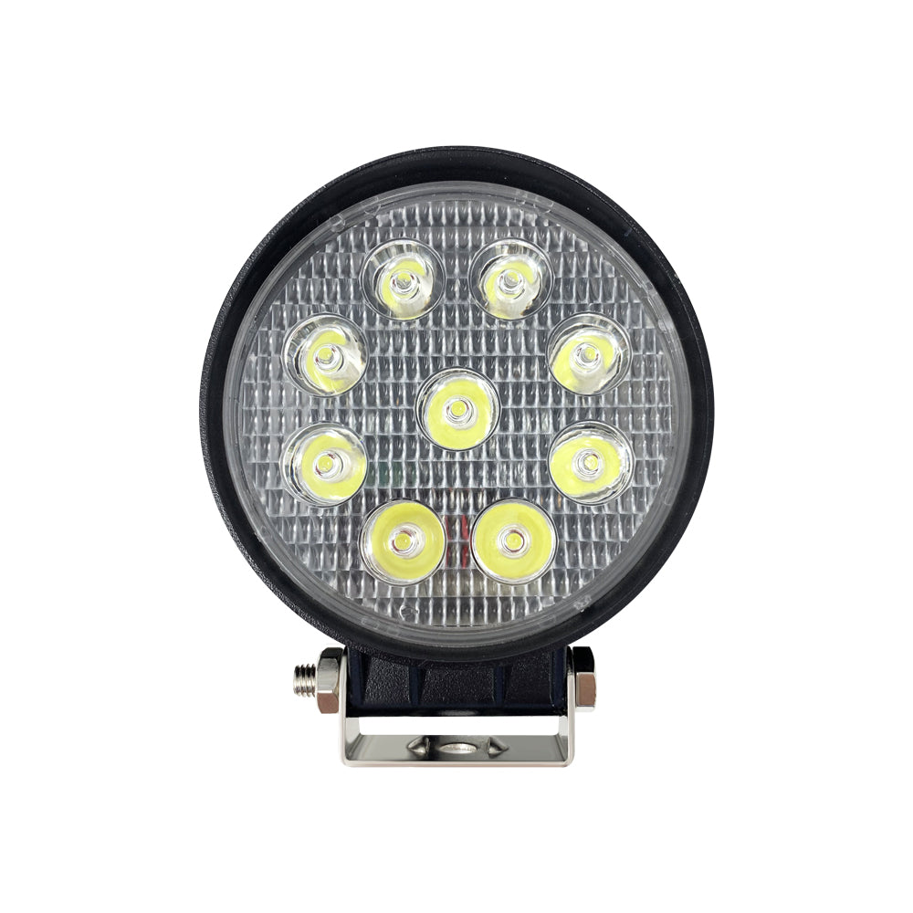 FARO DA LAVORO QUADRATO 105mm 9W 10-30V 600 Lumen 6000K
