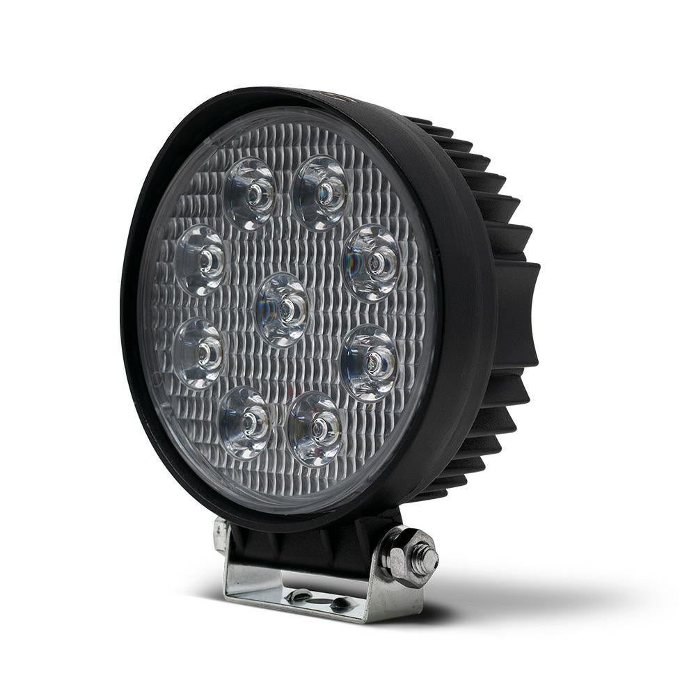 FARO A LED DA LAVORO QUADRATO 105mm 27W 10-30V 1800-lumen