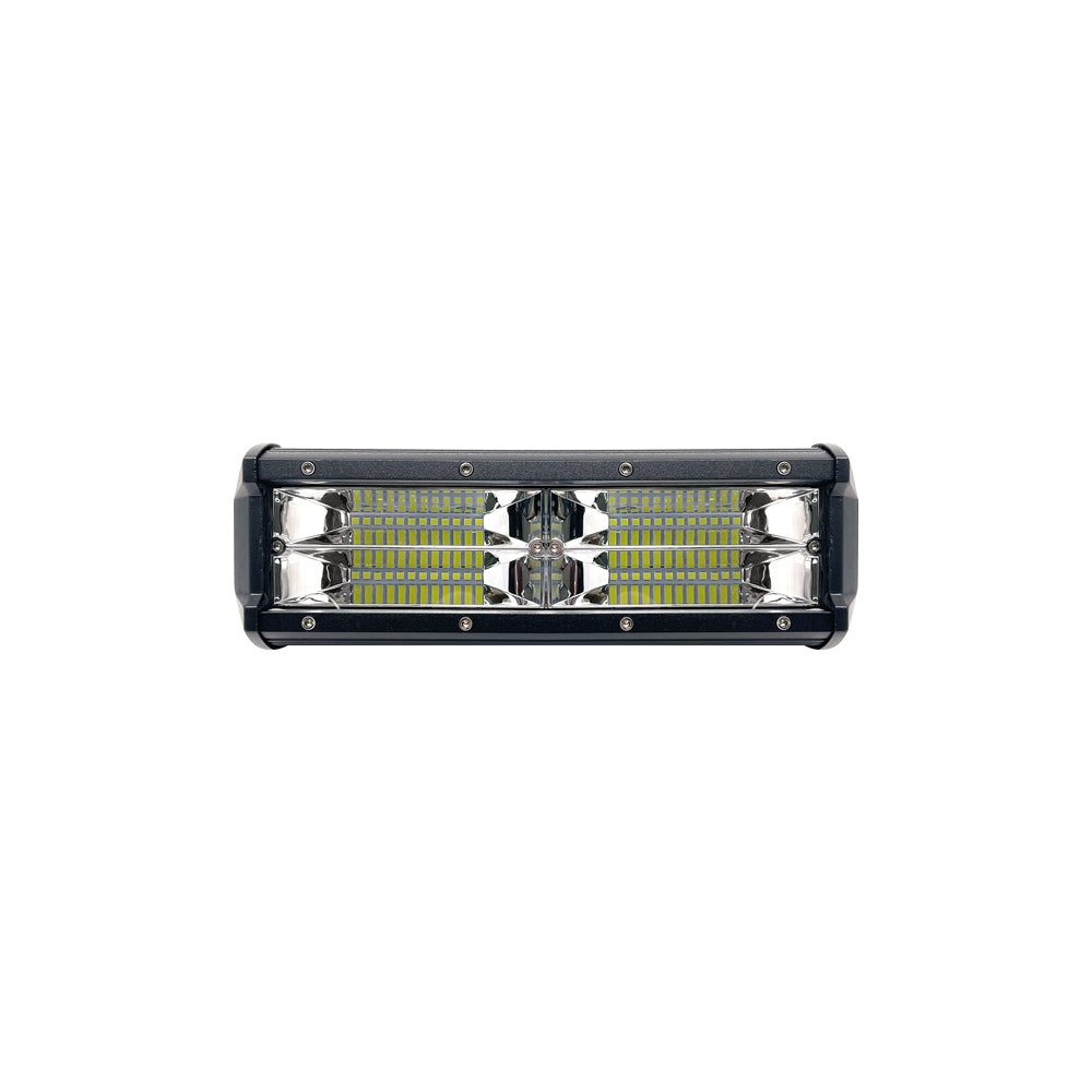 BARRA A LED DA LAVORO RETTANG. 130mm 72W 10-30V 5400-Lumen 6000k