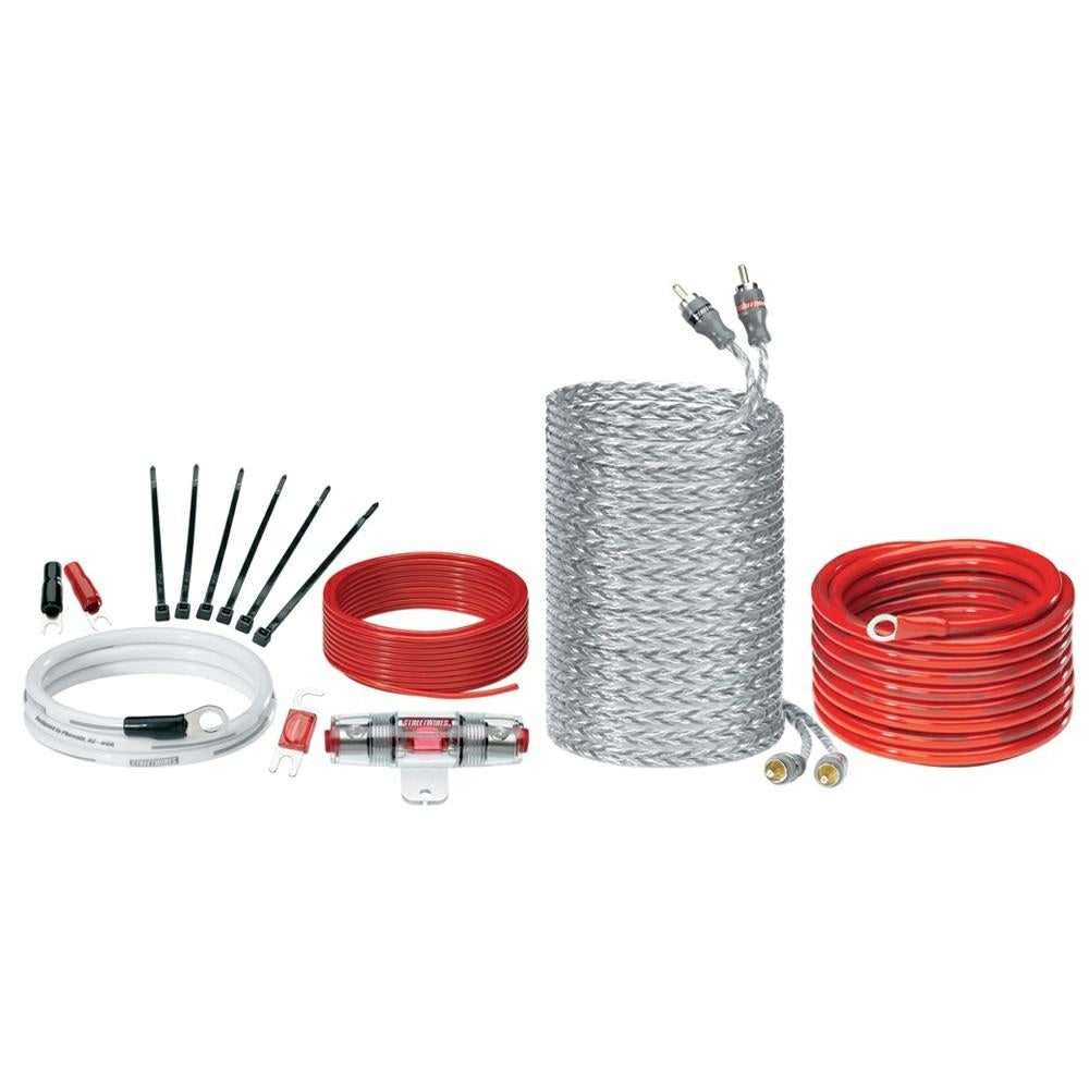 KIT INSTALLAZIONE STREETWIRES 6mm2  5+1metri Red/White 60A AFC