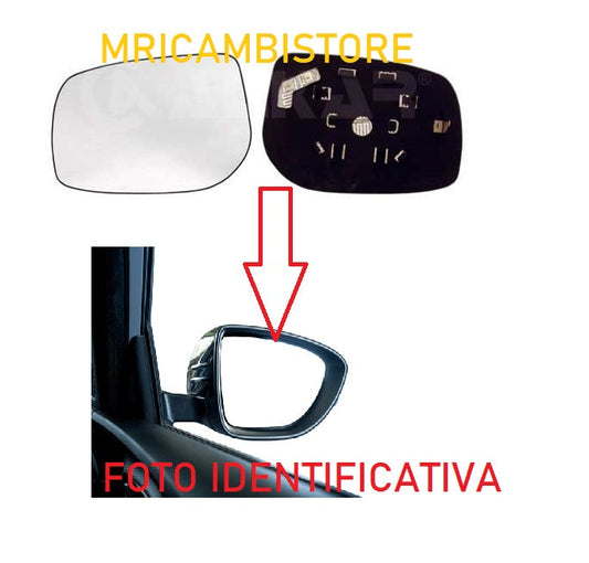 13162274 PIASTRA SPECCHIO TERMICA Opel ZAFIRA 2005_03-2007_12 VETRO ASF.
